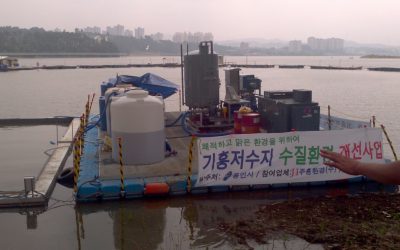 용인 기흥저수지 오염현장 답사